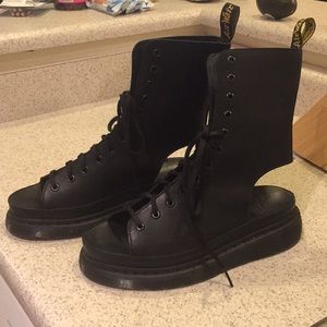 Dr. Martens Bernadette open toe boot, RARE